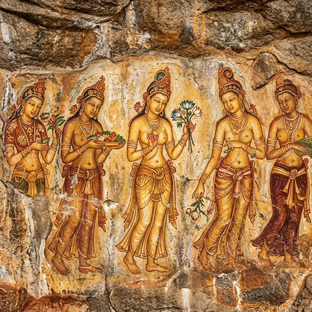 Ancient Sigiriya Frescoes